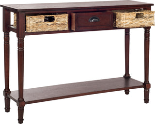 Safavieh Christa Console Table With Storage Cherry Furniture 