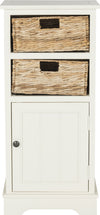 Safavieh Connery Cabinet Distressed White Furniture main image