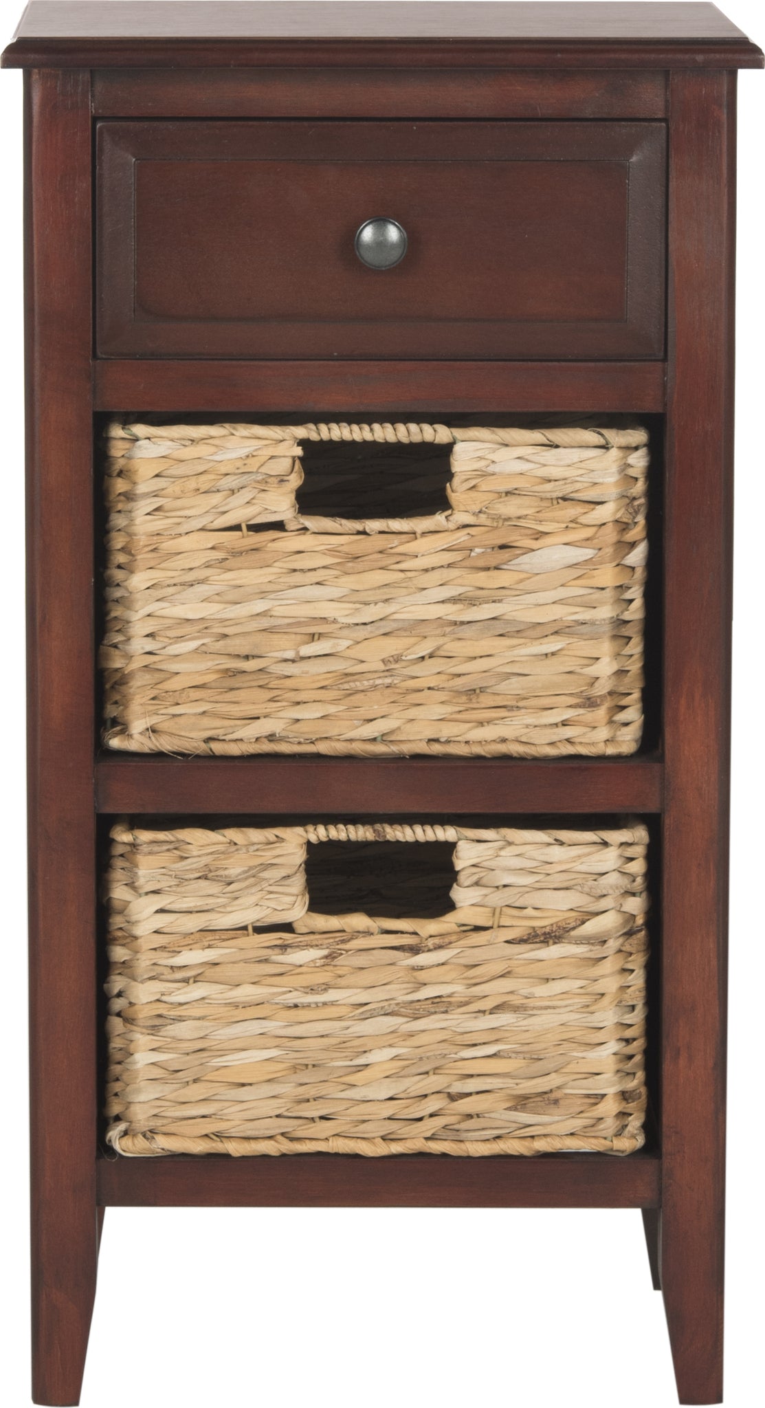Safavieh Everly Drawer Side Table Cherry Furniture main image