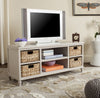 Safavieh Rooney Entertainment Unit Vintage Grey Furniture  Feature