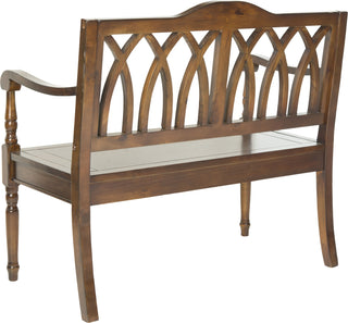 Safavieh Benjamin Bench Dark Teak Furniture 