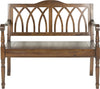 Safavieh Benjamin Bench Dark Teak Furniture main image