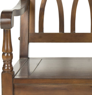 Safavieh Benjamin Bench Dark Teak Furniture 