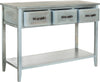 Safavieh Aiden 3 Drawer Console Table Barn Blue Furniture 