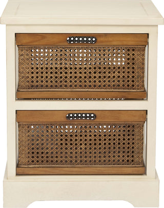 Safavieh Jackson 2 Drawer Storage Unit Barley and Cane Furniture main image