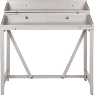 Safavieh Wyatt Writing Desk With pull Out Quartz Grey Furniture main image