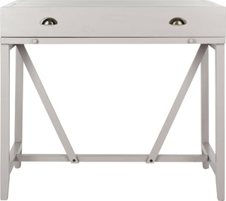 Safavieh Wyatt Writing Desk With pull Out Quartz Grey Furniture Main