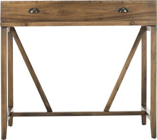 Safavieh Wyatt Writing Desk With pull Out Oak Furniture Main