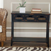 Safavieh Autumn 3 Drawer Console Distressed Black Furniture  Feature