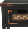 Safavieh Autumn 3 Drawer Console Distressed Black Furniture 