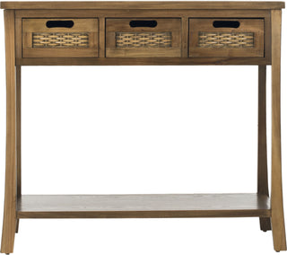 Safavieh Autumn 3 Drawer Console Oak Furniture main image