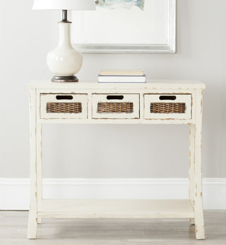 Safavieh Autumn 3 Drawer Console Vintage Cream Furniture  Feature