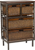 Safavieh Andrew 4 Drawer Storage Unit Dark Teak Furniture Main