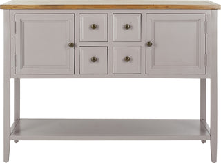 Safavieh Charlotte Storage Sideboard Quartz Grey and Oak Furniture main image