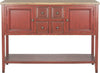 Safavieh Charlotte Storage Sideboard Egyptian Red and Oak Furniture main image