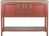 Safavieh Charlotte Storage Sideboard Egyptian Red and Oak Furniture main image