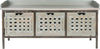 Safavieh Isaac 3 Drawer Wooden Storage Bench French Grey Furniture main image