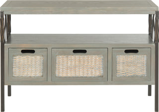 Safavieh Joshua 3 Drawer Console French Grey Furniture main image