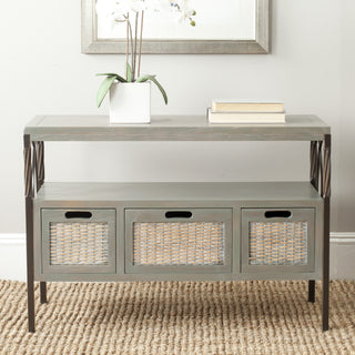 Safavieh Joshua 3 Drawer Console French Grey Furniture  Feature