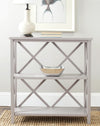 Safavieh Liam 2 Tier Open Bookcase Quartz Grey Furniture  Feature