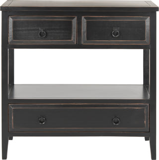 Safavieh Branson 3 Drawer Sideboard Black Furniture main image