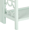 Safavieh Natalie 3 Tier Low Bookcase Aqua Smoke Furniture 