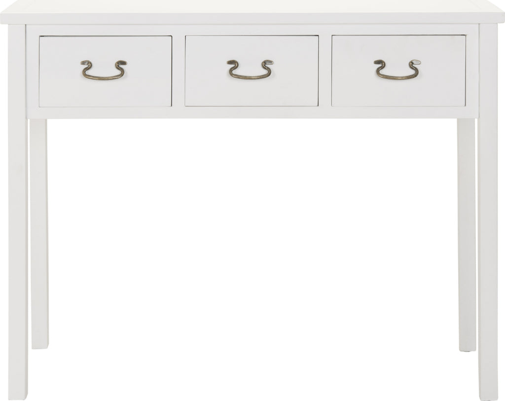 Safavieh Cindy Console With Storage Drawers White Furniture main image
