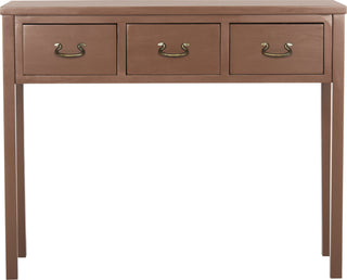 Safavieh Cindy Console With Storage Drawers Terracotta Furniture main image