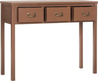 Safavieh Cindy Console With Storage Drawers Terracotta Furniture 