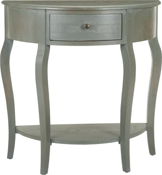 Safavieh Jan Demilune Small Console French Grey Furniture main image