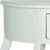 Safavieh Jan Demilune Small Console Dusty Green Furniture 