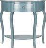 Safavieh Jan Demilune Small Console Slate Teal Furniture main image
