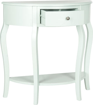 Safavieh Jan Demilune Small Console Aqua Smoke Furniture 