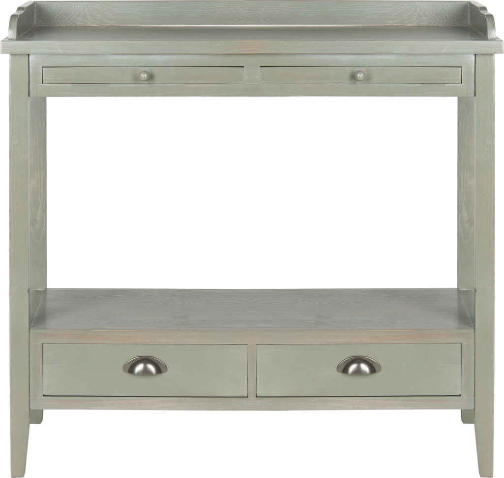 Safavieh Peter Console With Storage Drawers French Grey Furniture main image