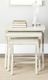 Safavieh Maryann Stacking Tray Tables White Furniture  Feature