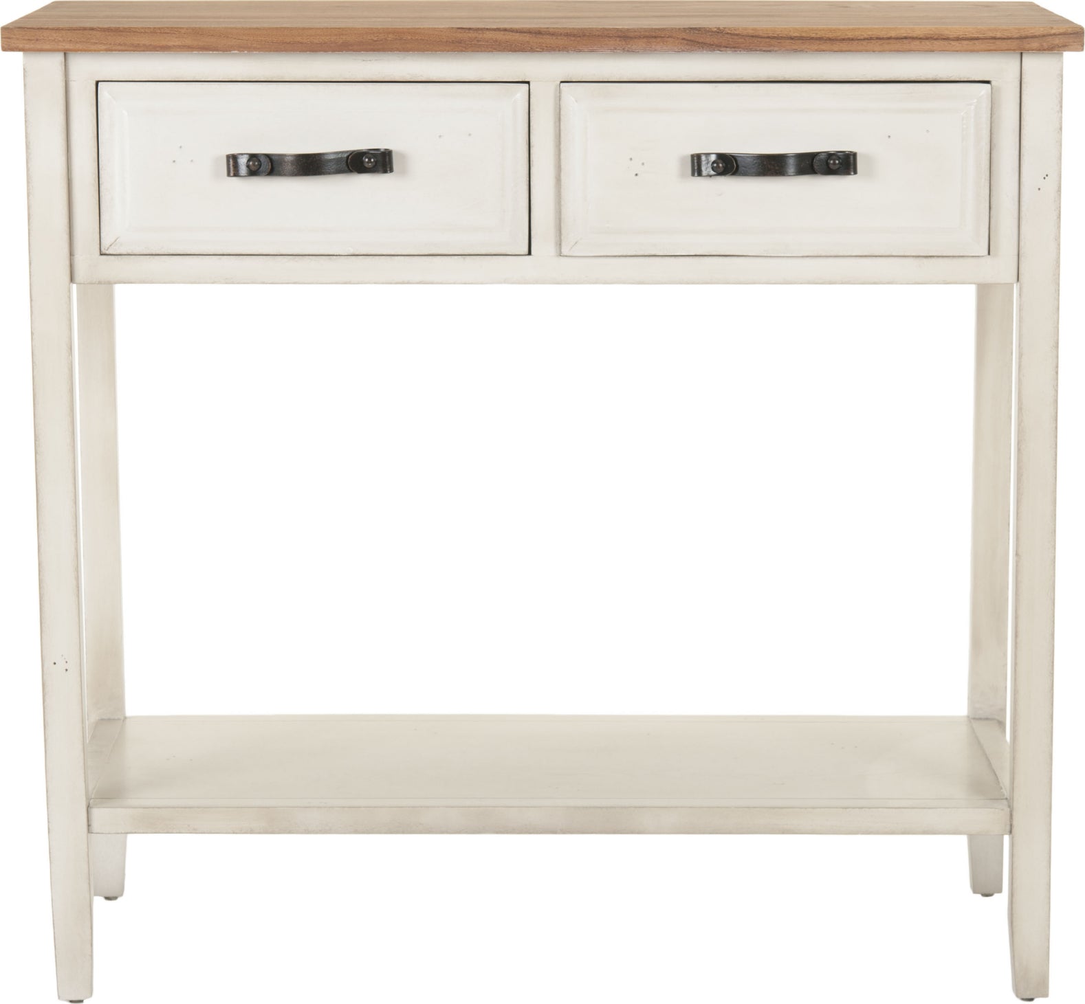 Safavieh Carol Console With Storage Draawers White Furniture main image