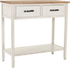 Safavieh Carol Console With Storage Draawers White Furniture 