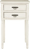 Safavieh Marilyn End Table With Storage Drawers White Furniture main image
