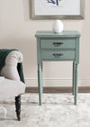 Safavieh Marilyn End Table With Storage Drawers Dusty Green Furniture  Feature