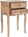 Safavieh Lori End Table With Storage Drawers Red Maple Furniture 