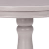 Safavieh Vivienne Round Top Side Table Quartz Grey Furniture 