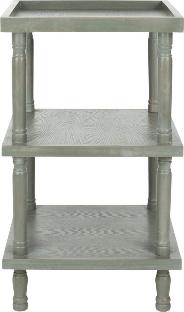 Safavieh Esmeralda 3 Tier Side Table French Grey Furniture main image
