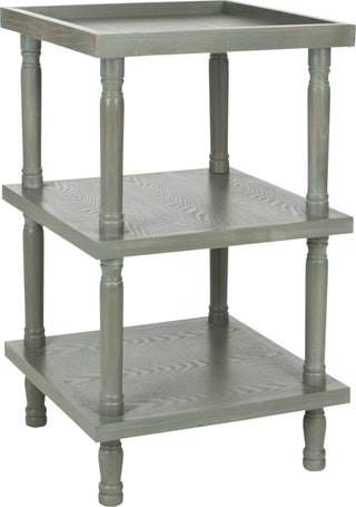 Safavieh Esmeralda 3 Tier Side Table French Grey Furniture 