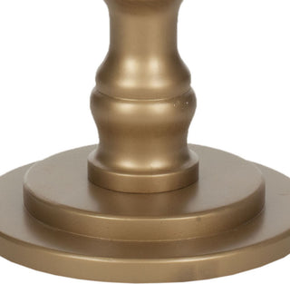 Safavieh Greta Round Top Accent Table Gold Furniture 