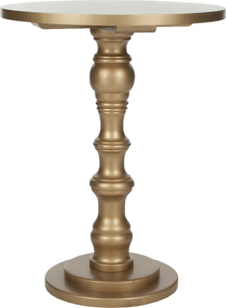 Safavieh Greta Round Top Accent Table Gold Furniture main image