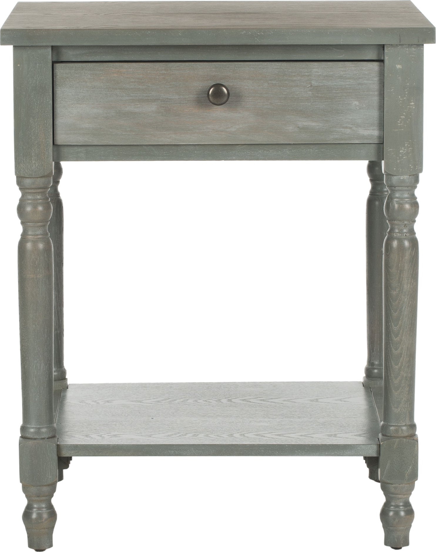 Safavieh Tami Accent Table With Storage Drawer French Grey Furniture main image