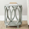 Safavieh Janika Round Accent Table French Grey Furniture  Feature