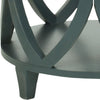 Safavieh Janika Round Accent Table Steel Teal Furniture 