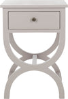 Safavieh Maxine Accent Table With Storage Drawer Quartz Grey Furniture main image