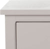 Safavieh Maxine Accent Table With Storage Drawer Quartz Grey Furniture 